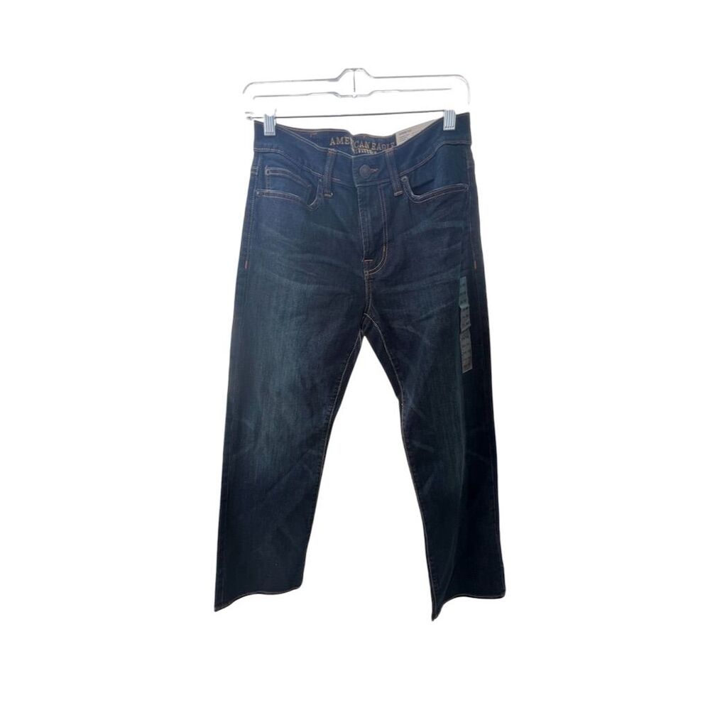 American Eagle Men's Slim Straight Jeans Blue Size 29x30 Dark Wash